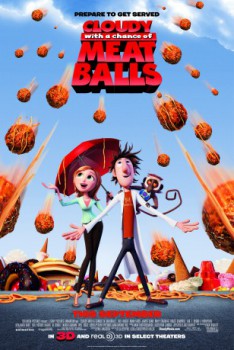 poster Cloudy with a Chance of Meatballs  (2009)