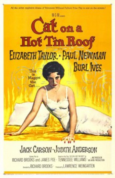 poster Cat on a Hot Tin Roof  (1958)
