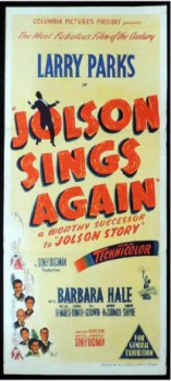 poster Jolson Sings Again